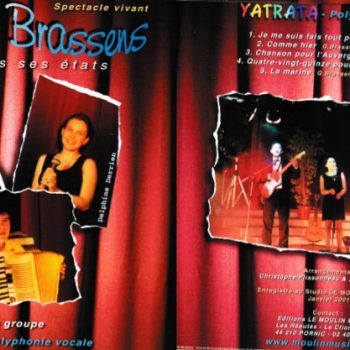 Album Brassens dans tous ses etats par le trio Yatrata